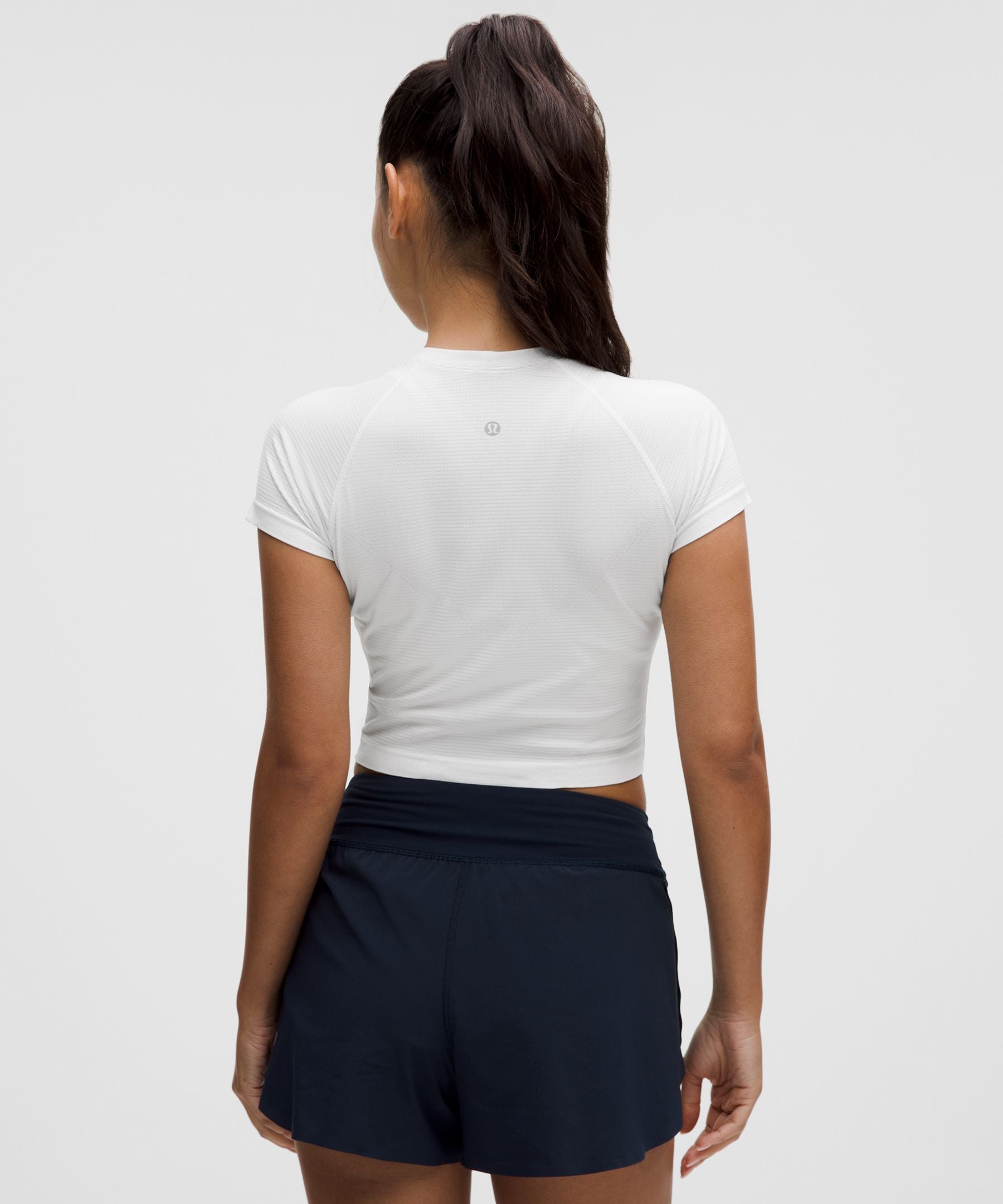 Lululemon Women's Swiftly Tech Cropped Short-Sleeve Shirt 2.0