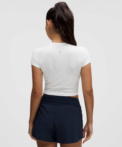 Lululemon Women's Swiftly Tech Cropped Short-Sleeve Shirt 2.0