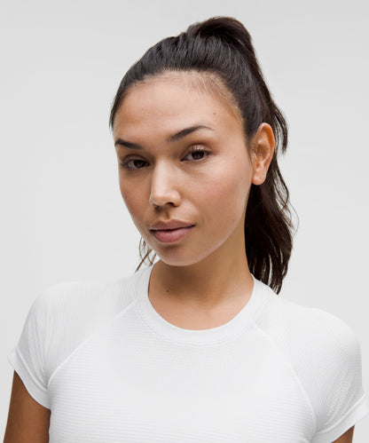 Lululemon Women's Swiftly Tech Cropped Short-Sleeve Shirt 2.0