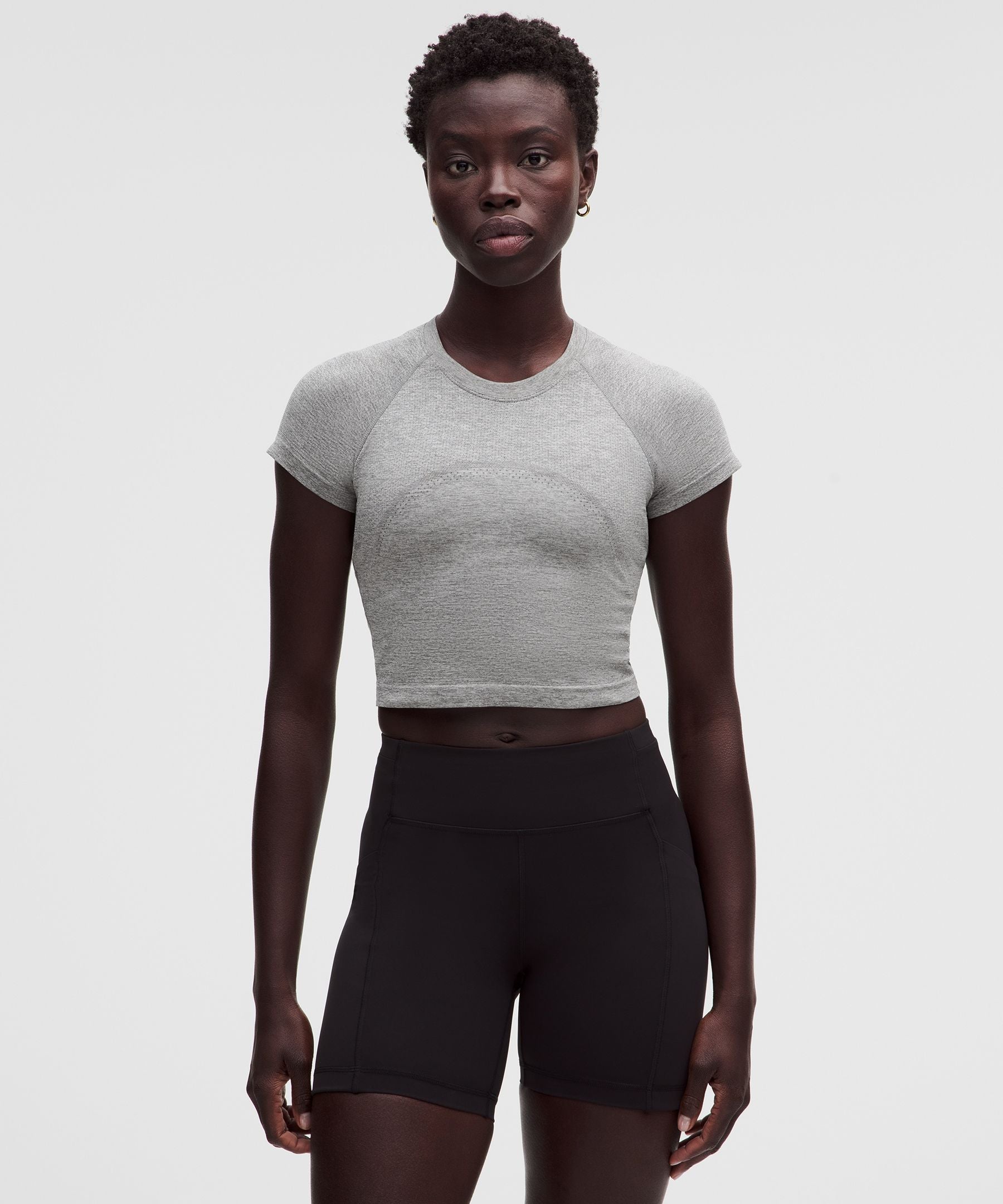 Lululemon Women's Swiftly Tech Cropped Short-Sleeve Shirt 2.0