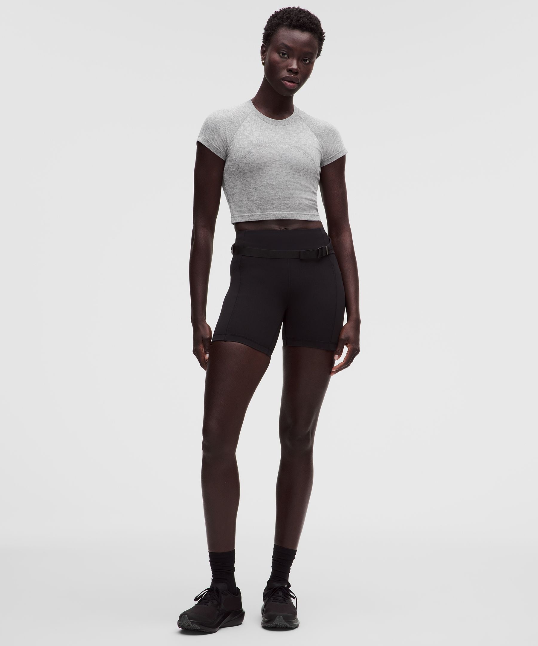 Lululemon Women's Swiftly Tech Cropped Short-Sleeve Shirt 2.0