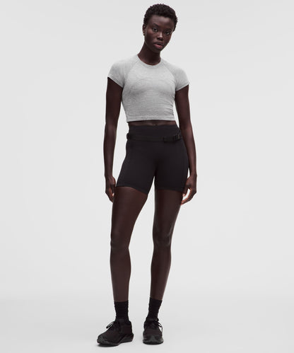 Lululemon Women's Swiftly Tech Cropped Short-Sleeve Shirt 2.0