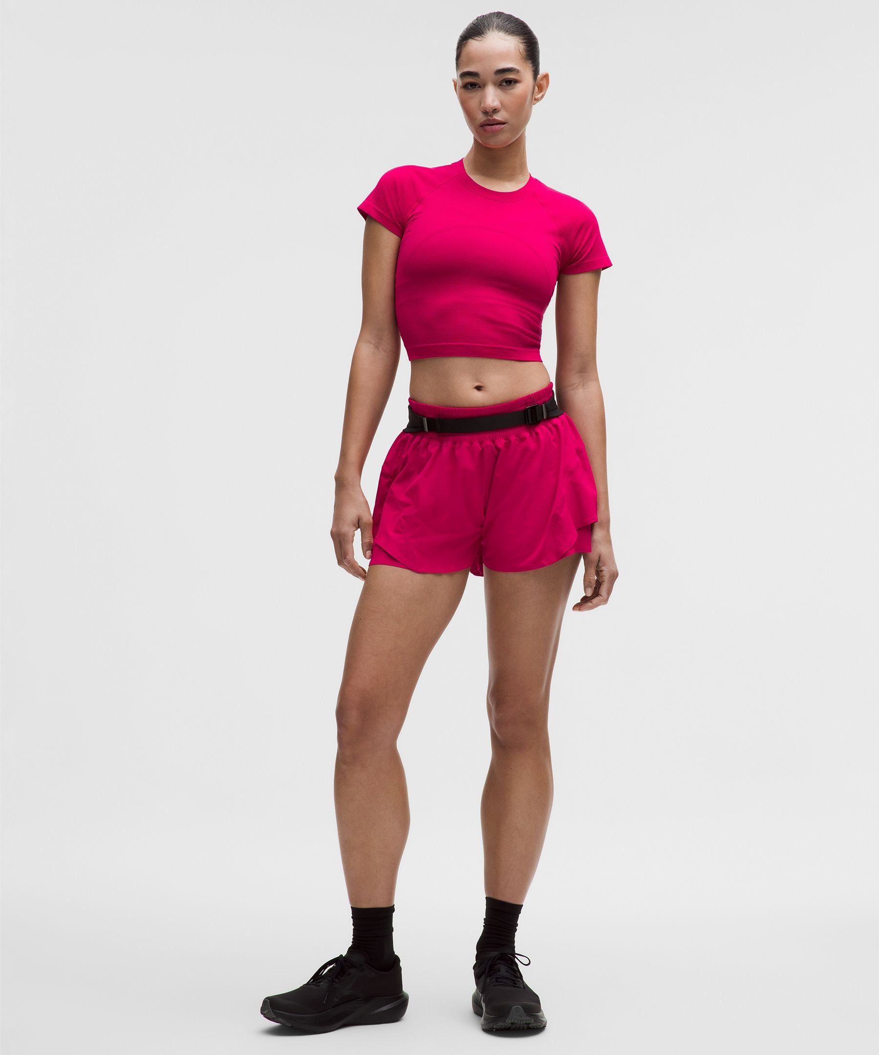 Lululemon Women's Swiftly Tech Cropped Short-Sleeve Shirt 2.0