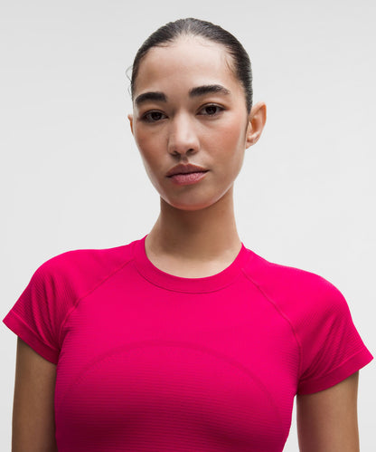Lululemon Women's Swiftly Tech Cropped Short-Sleeve Shirt 2.0