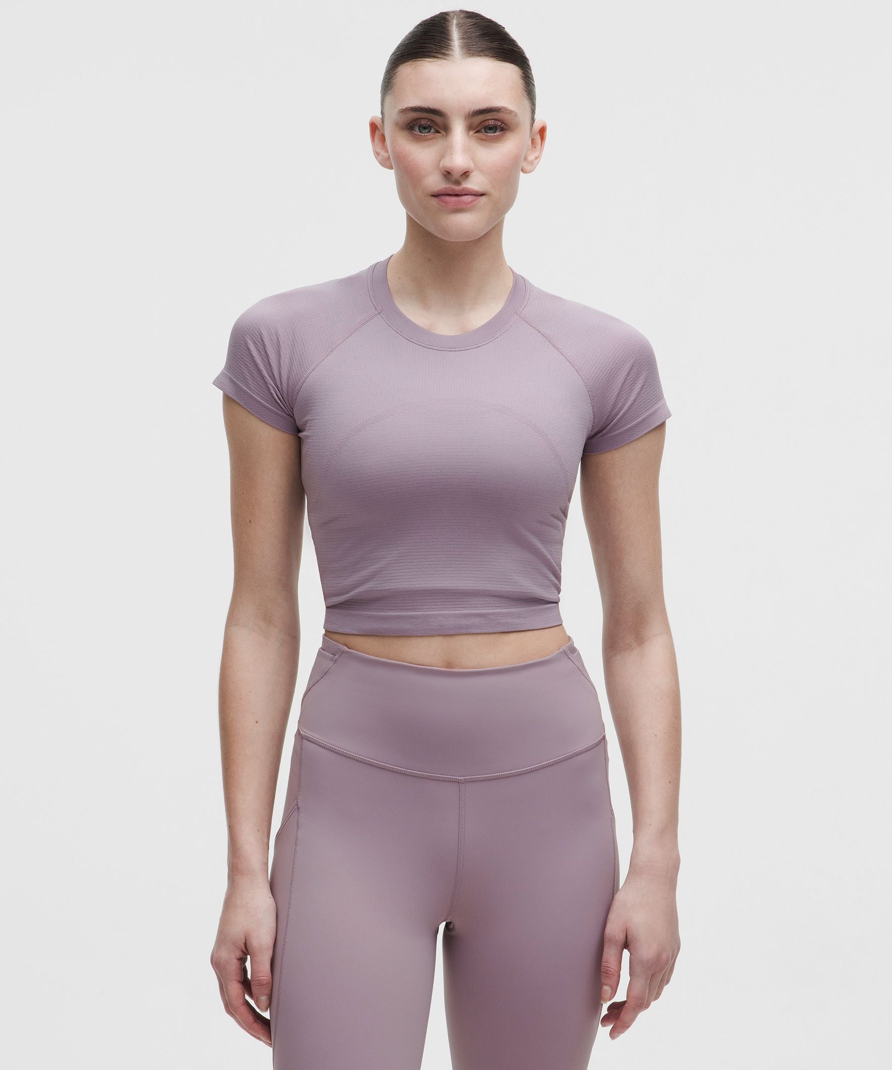 Lululemon Women's Swiftly Tech Cropped Short-Sleeve Shirt 2.0