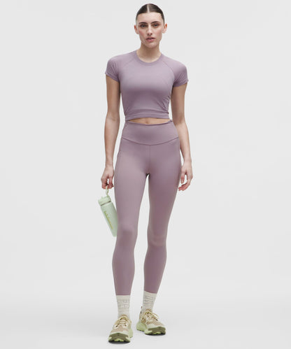Lululemon Women's Swiftly Tech Cropped Short-Sleeve Shirt 2.0