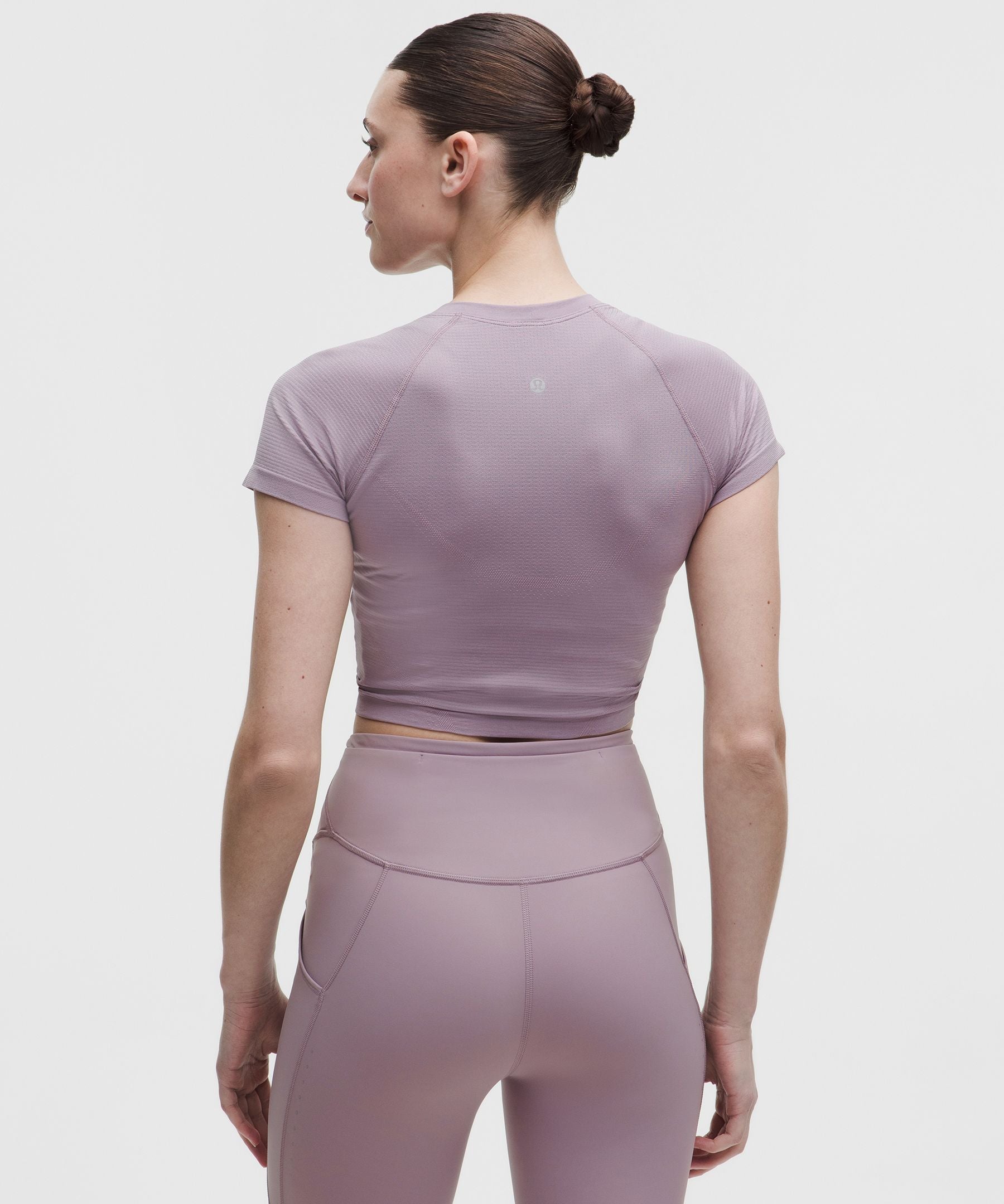 Lululemon Women's Swiftly Tech Cropped Short-Sleeve Shirt 2.0