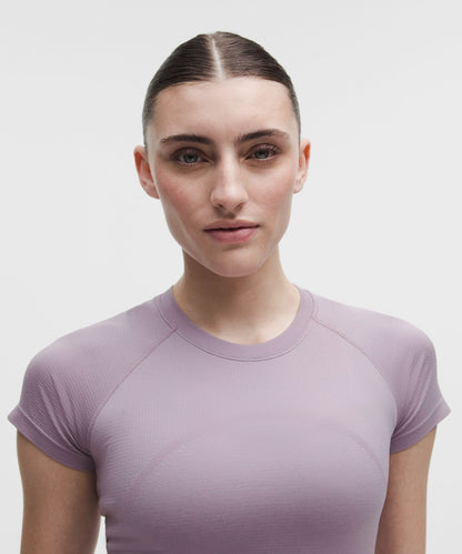 Lululemon Women's Swiftly Tech Cropped Short-Sleeve Shirt 2.0