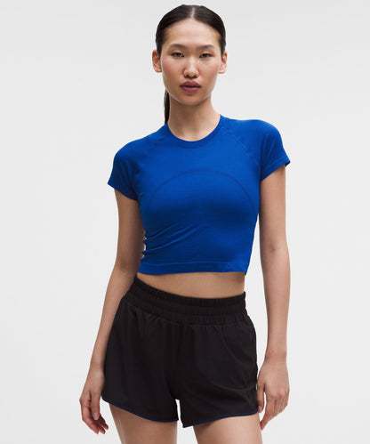 Lululemon Women's Swiftly Tech Cropped Short-Sleeve Shirt 2.0