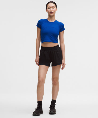 Lululemon Women's Swiftly Tech Cropped Short-Sleeve Shirt 2.0