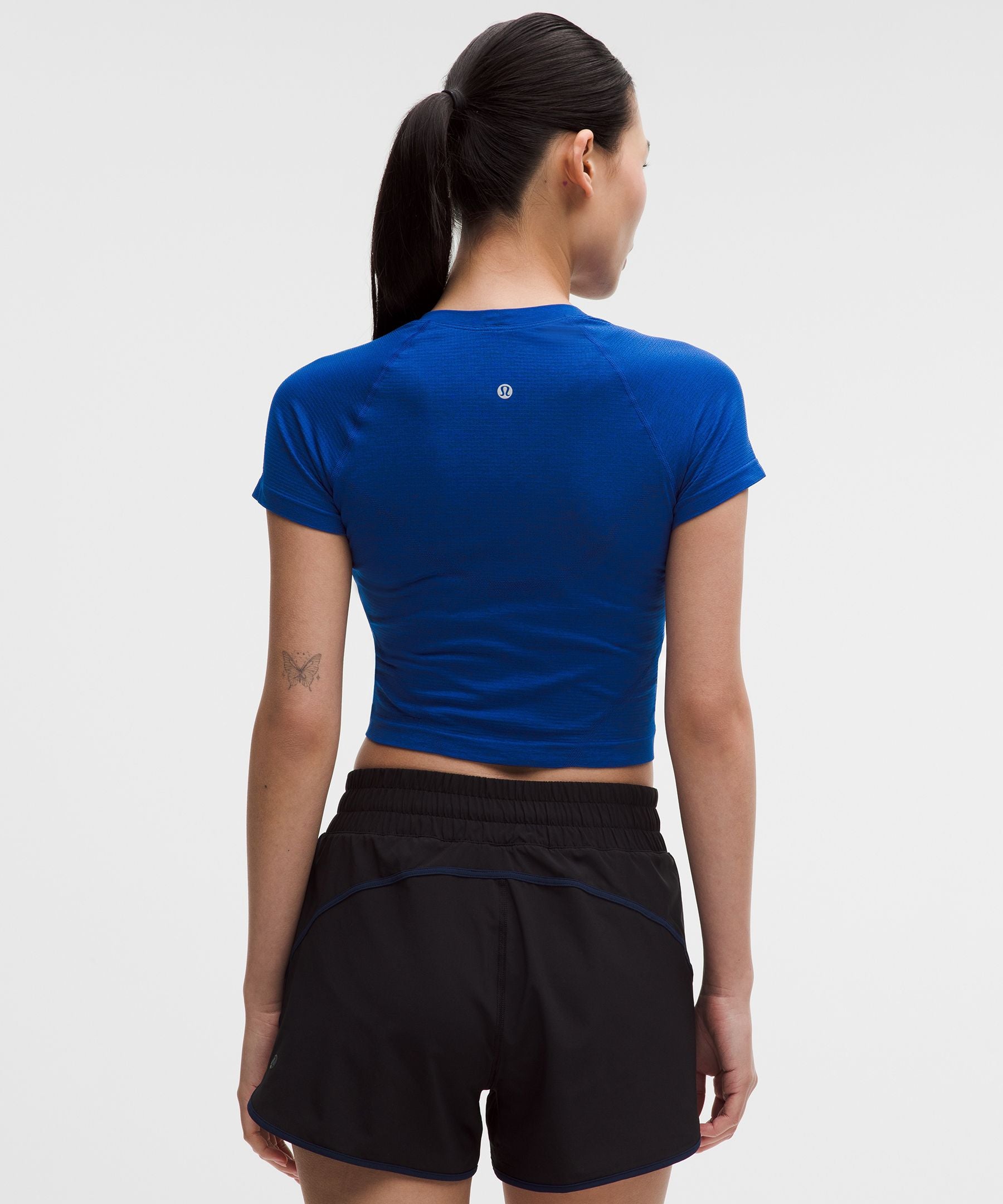 Lululemon Women's Swiftly Tech Cropped Short-Sleeve Shirt 2.0