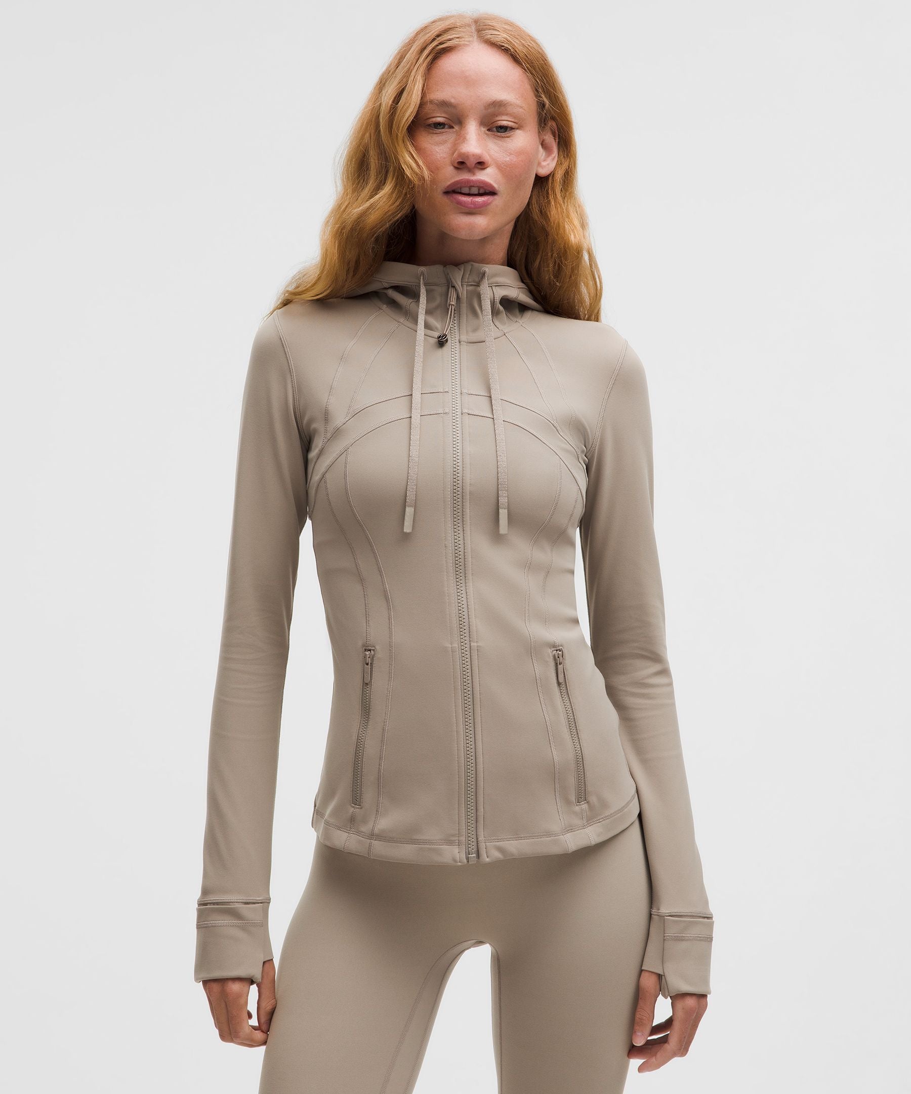Lululemon Define Hooded Jacket *Nulu Warm Ash Grey