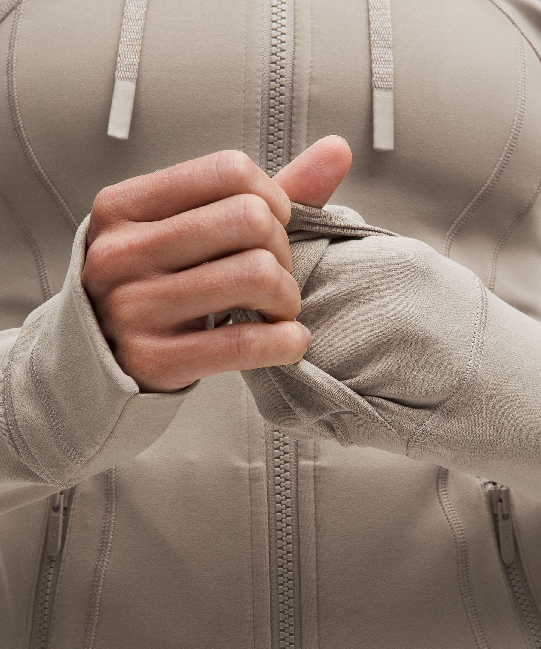 Lululemon Define Hooded Jacket *Nulu Warm Ash Grey