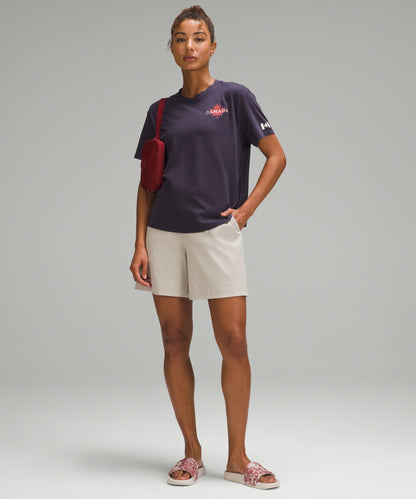 Lululemon Women's Team Canada Women's Cotton Jersey Graphic T-Shirt *CPC Logo