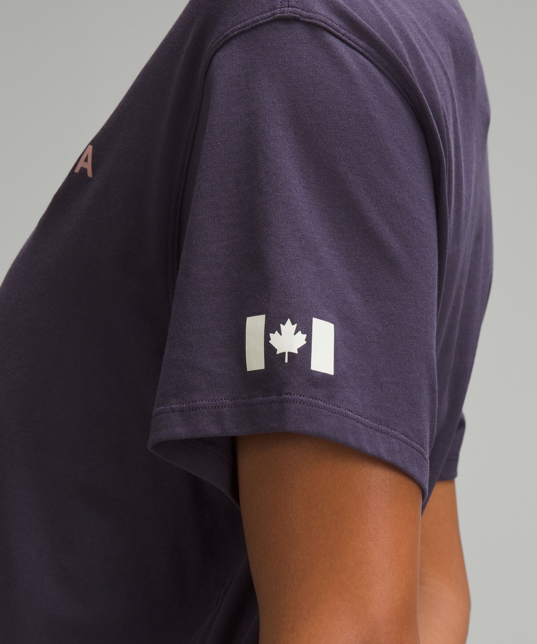 Lululemon Women's Team Canada Women's Cotton Jersey Graphic T-Shirt *CPC Logo