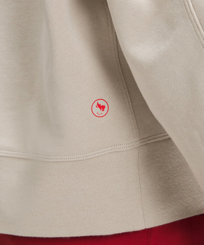 Lululemon Team Canada Perfectly Oversized Cropped Crew *CPC Logo
