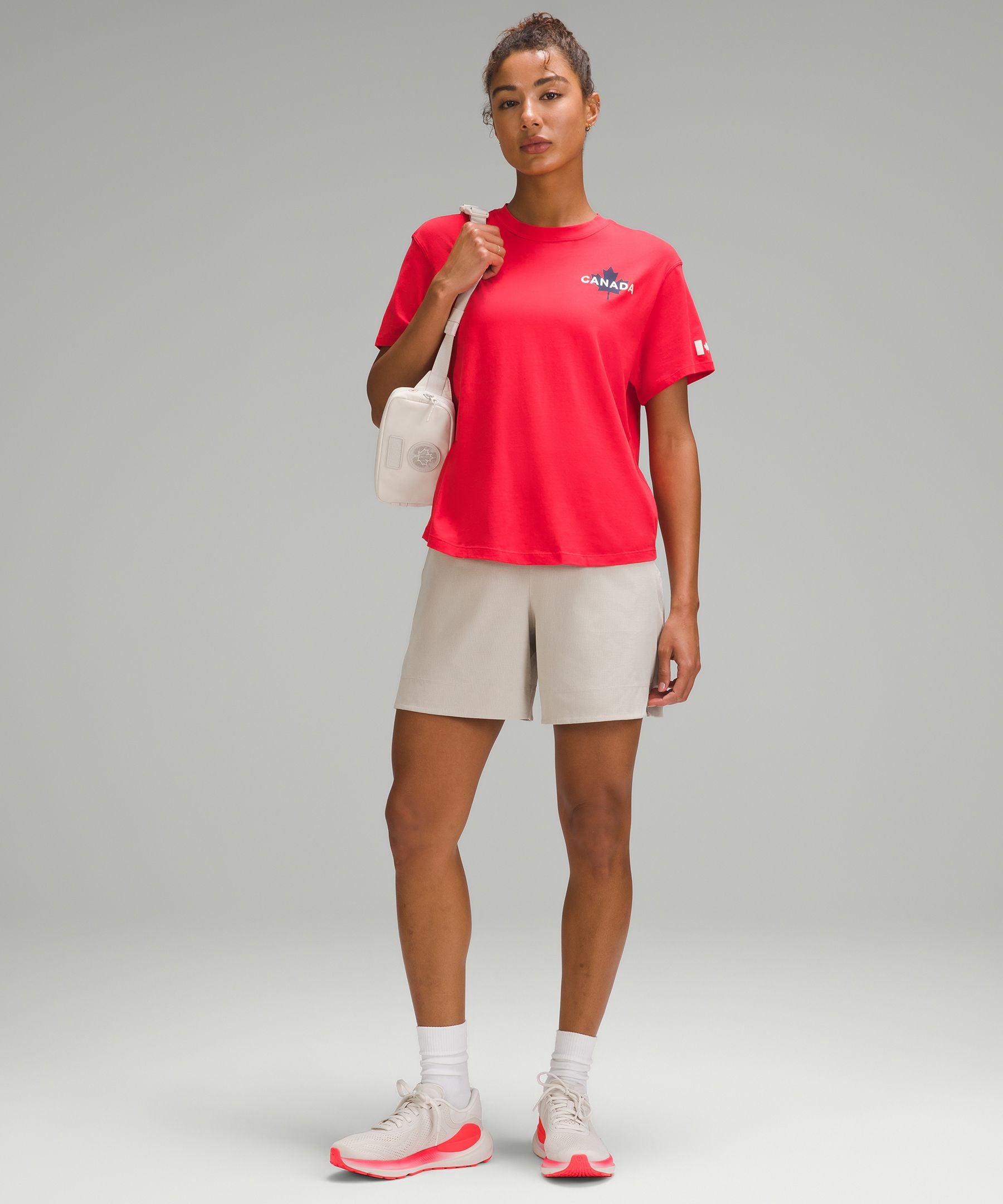 Lululemon Women's Team Canada Women's Cotton Jersey T-Shirt *COC Logo