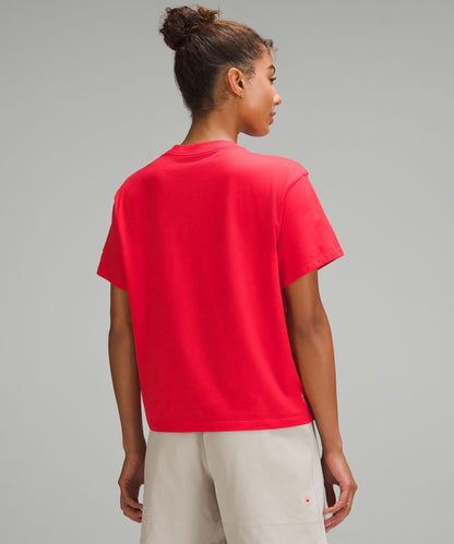 Lululemon Women's Team Canada Women's Cotton Jersey T-Shirt *COC Logo