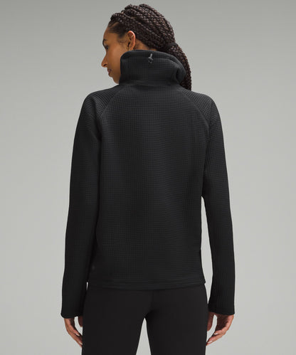 Lululemon Women's Waffle-Knit Funnel-Neck Long-Sleeve Shirt