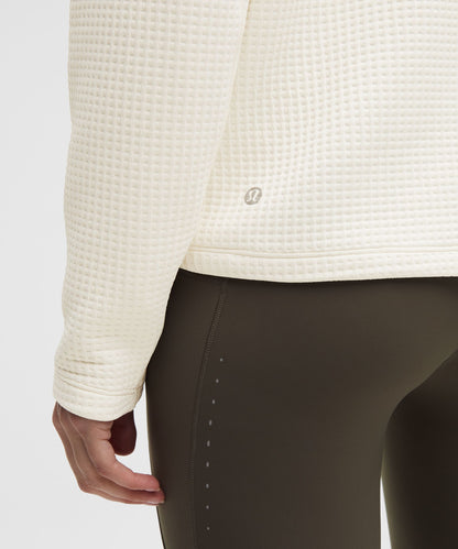 Lululemon Women's Waffle-Knit Funnel-Neck Long-Sleeve Shirt