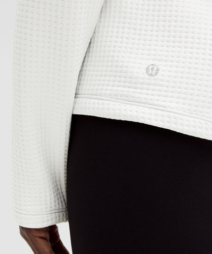 Lululemon Women's Waffle-Knit Funnel-Neck Long-Sleeve Shirt