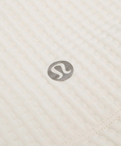 Lululemon Waffle-Knit Half-Zip Long-Sleeve Shirt