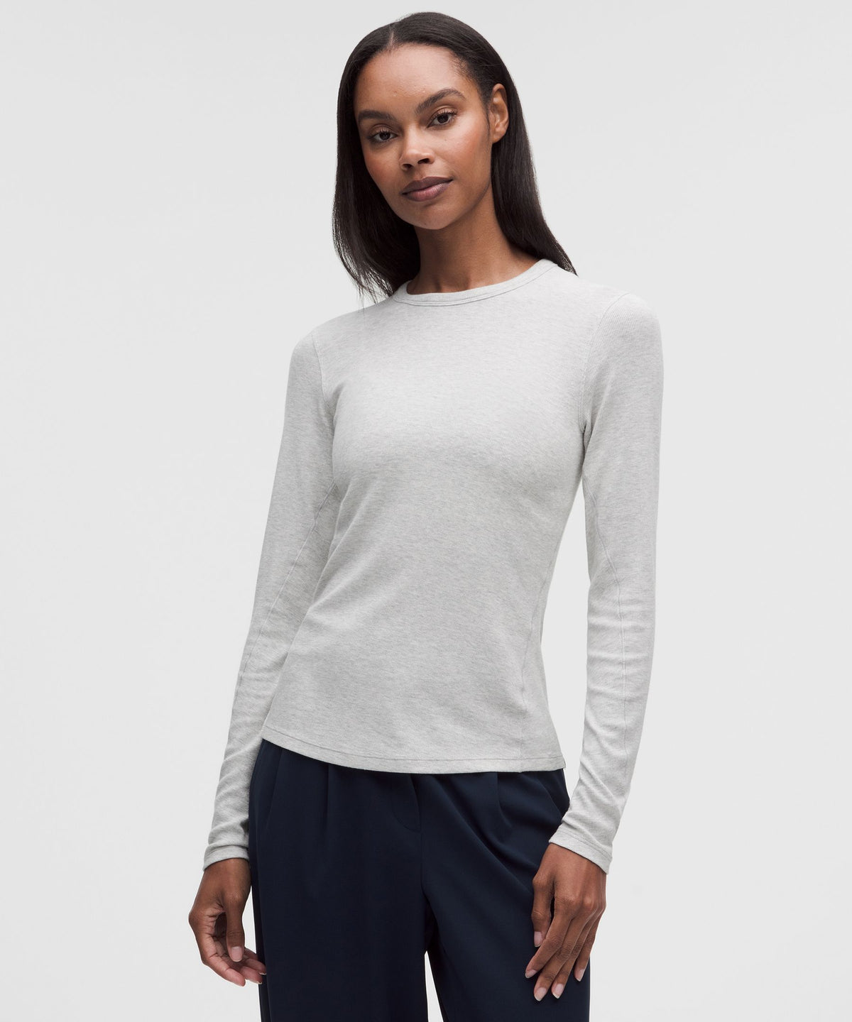 Lululemon Women's Hold Tight Long Sleeve Shirt, worn