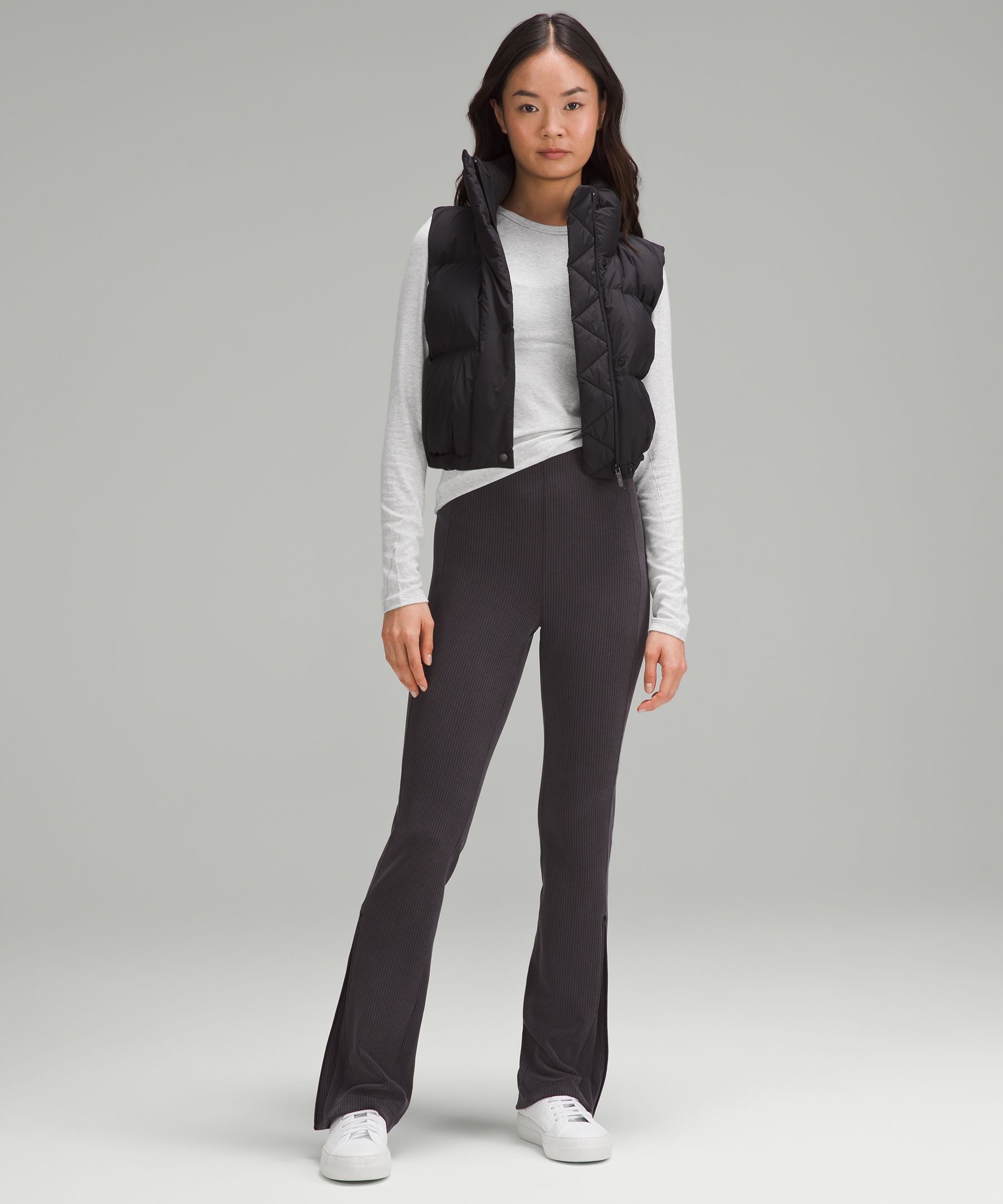 Lululemon Hold Tight Long-Sleeve Shirt Heathered Core Ultra Light Grey