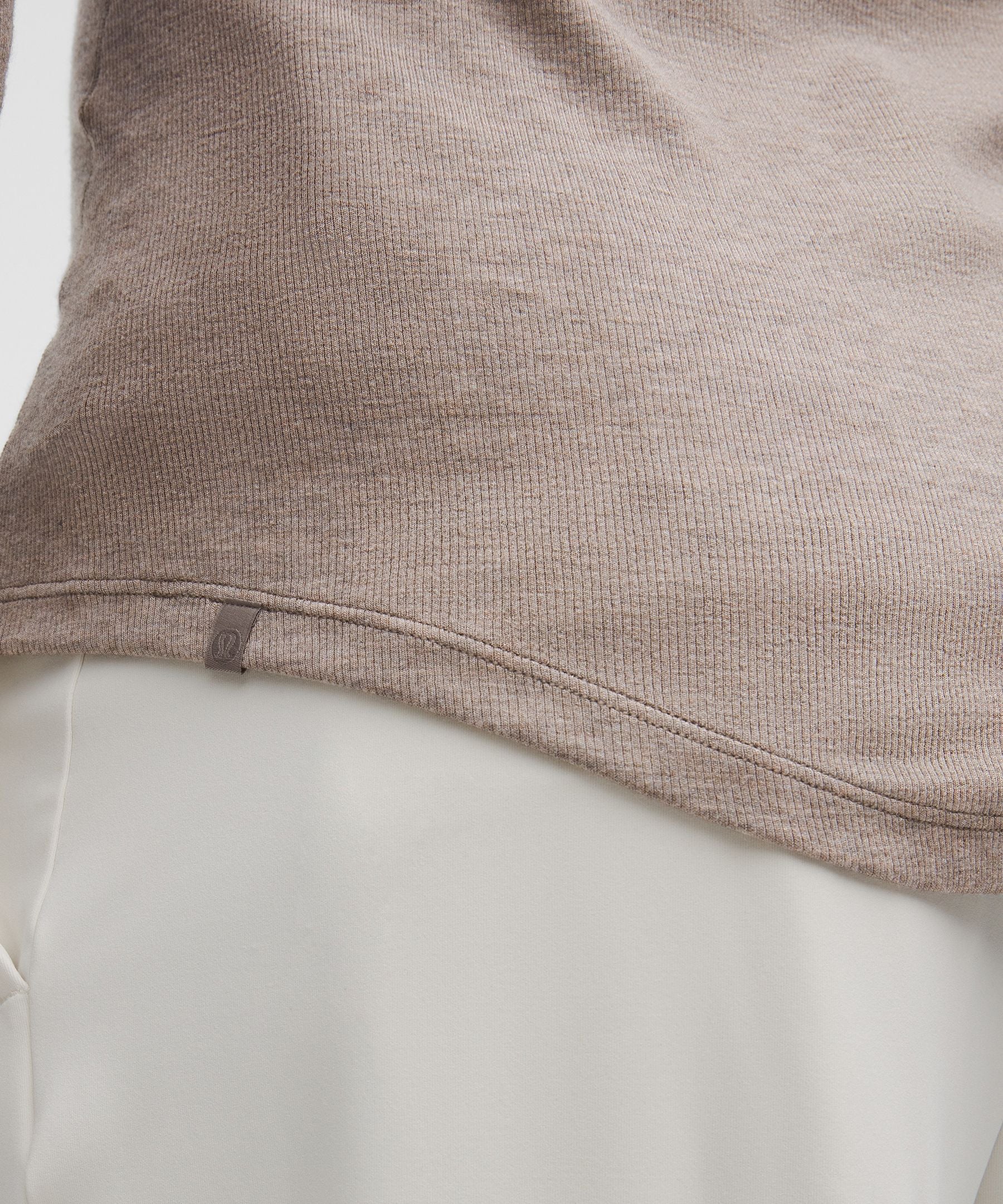Lululemon Hold Tight Long-Sleeve Shirt Heathered Warm Ash Grey
