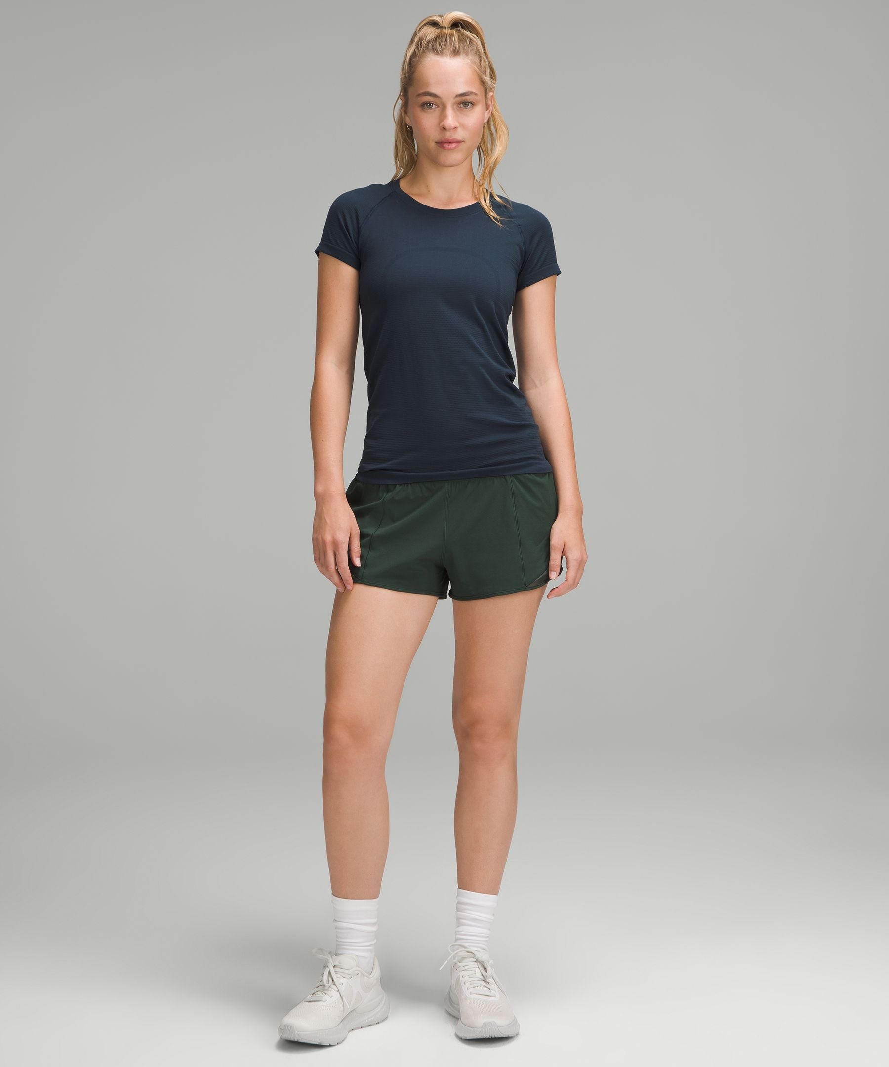 Lululemon Swiftly Tech Short-Sleeve Shirt 2.0 *Hip Length True Navy/True Navy