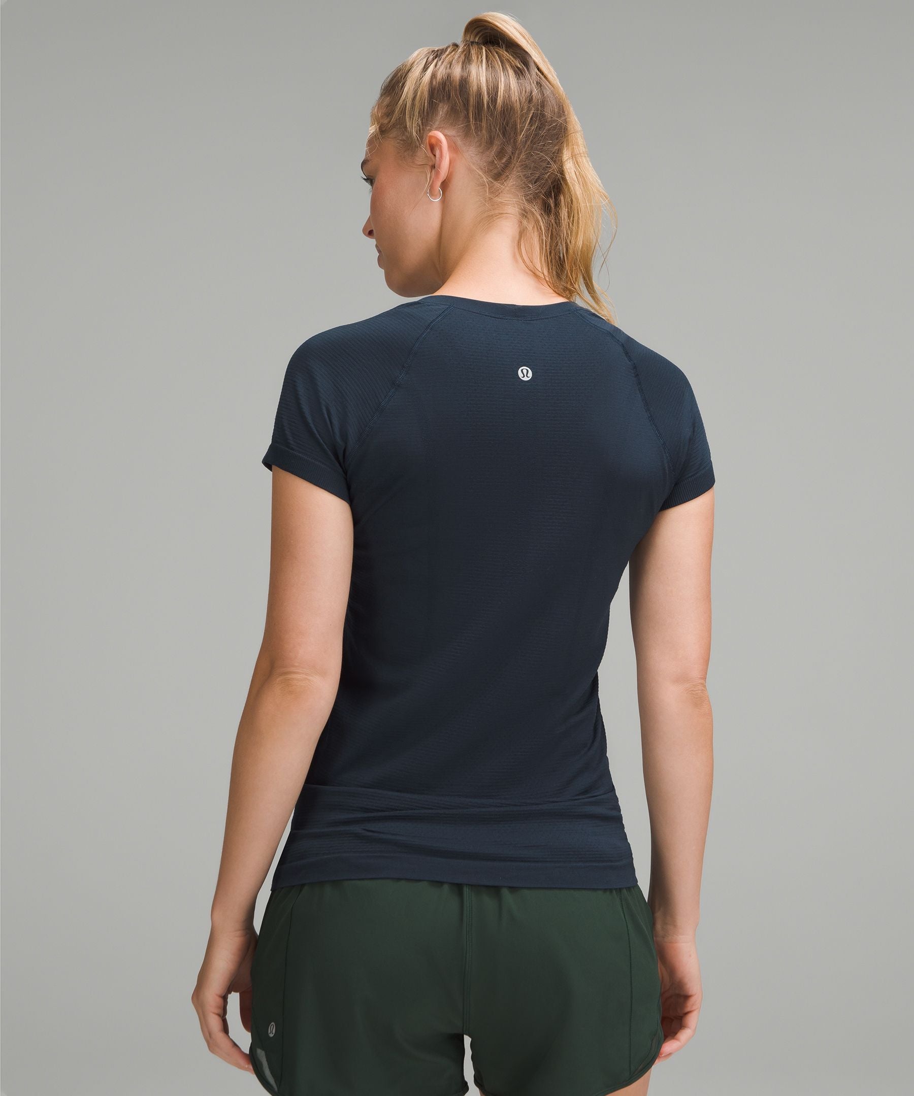 Lululemon Swiftly Tech Short-Sleeve Shirt 2.0 *Hip Length True Navy/True Navy