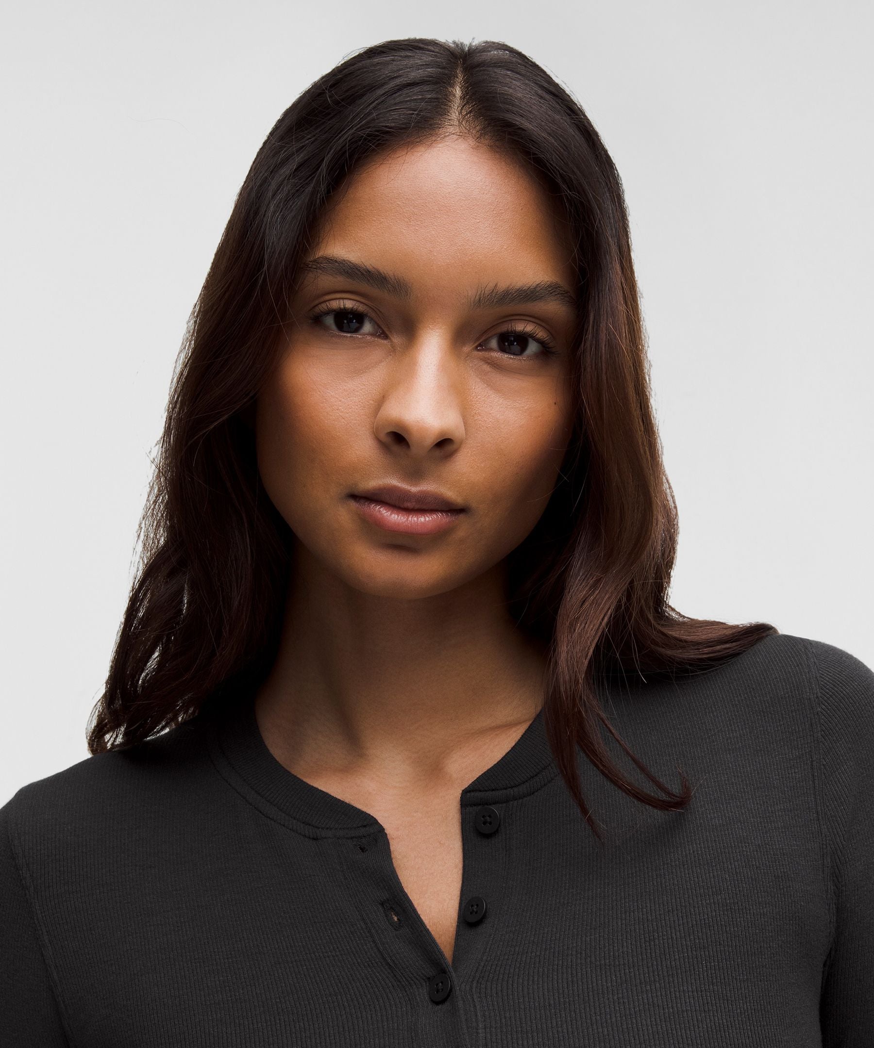 Lululemon Hold Tight Long-Sleeve Henley Black