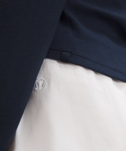 Lululemon Hold Tight Long-Sleeve Henley True Navy