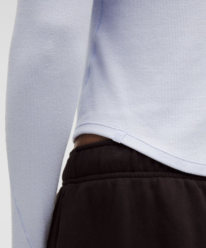 Lululemon Hold Tight Long-Sleeve Henley Serene Blue