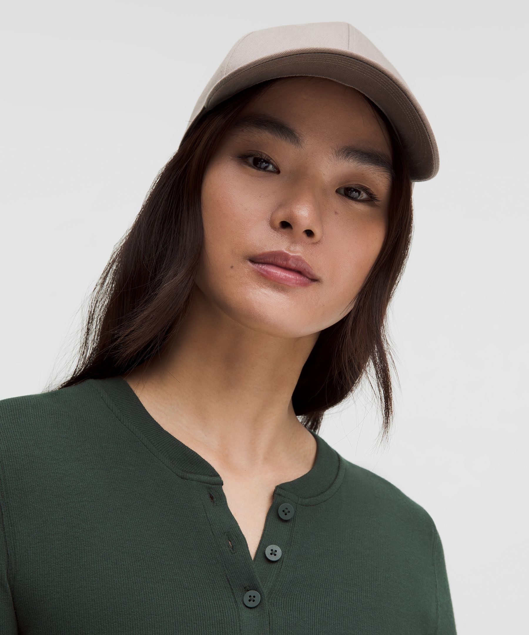 Lululemon Hold Tight Long-Sleeve Henley Rainforest Green