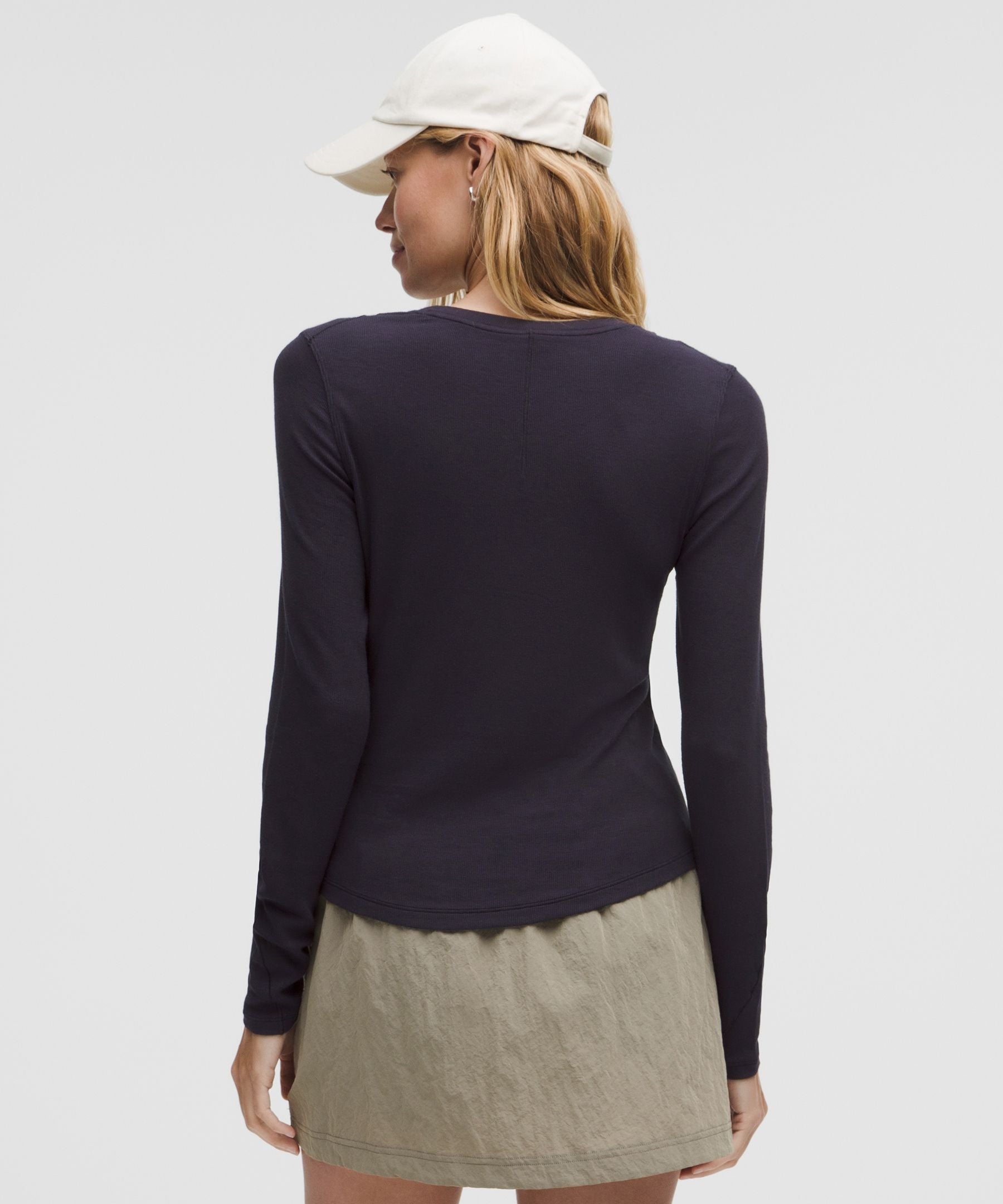 Lululemon Hold Tight Long-Sleeve Henley Nightmoth