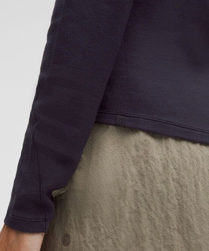 Lululemon Hold Tight Long-Sleeve Henley Nightmoth