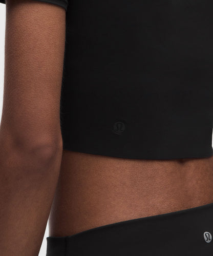 Lululemon Women's Wundermost Ultra-Soft Nulu Crewneck Cropped T-Shirt