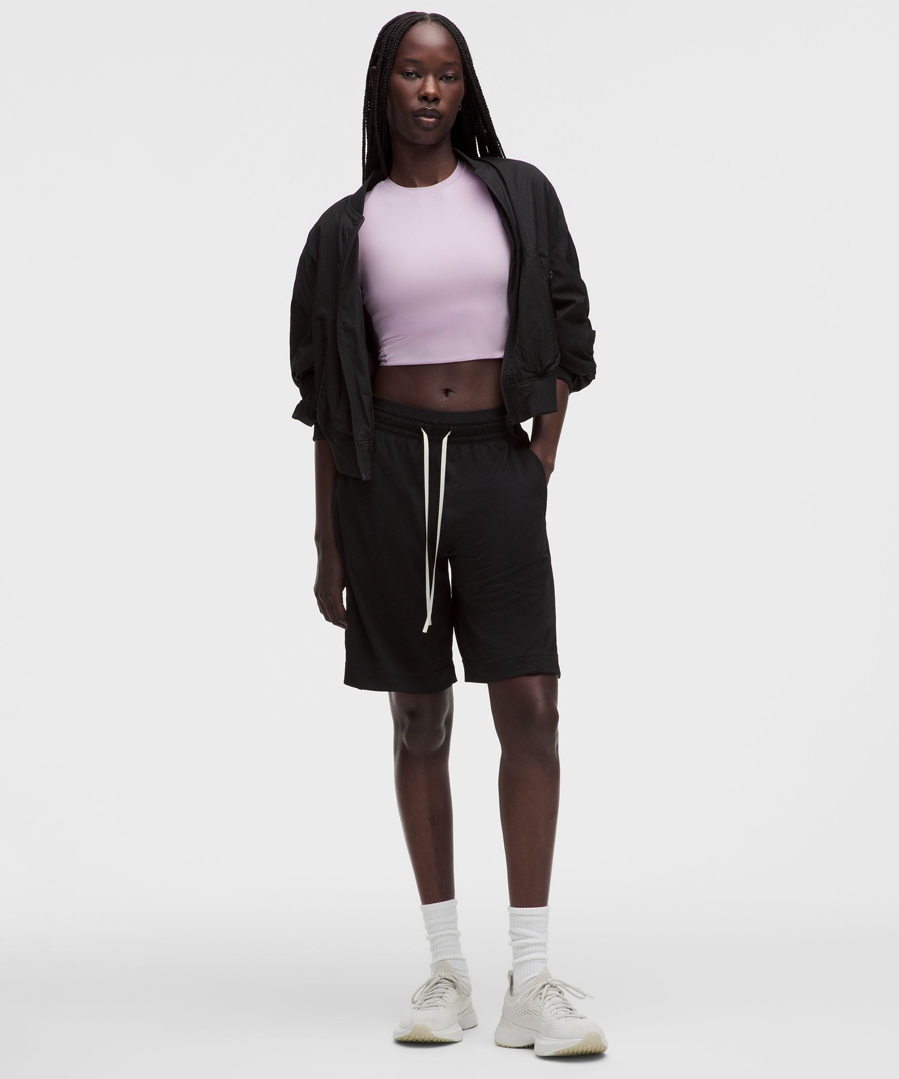 Lululemon Women's Wundermost Ultra-Soft Nulu Crewneck Cropped T-Shirt