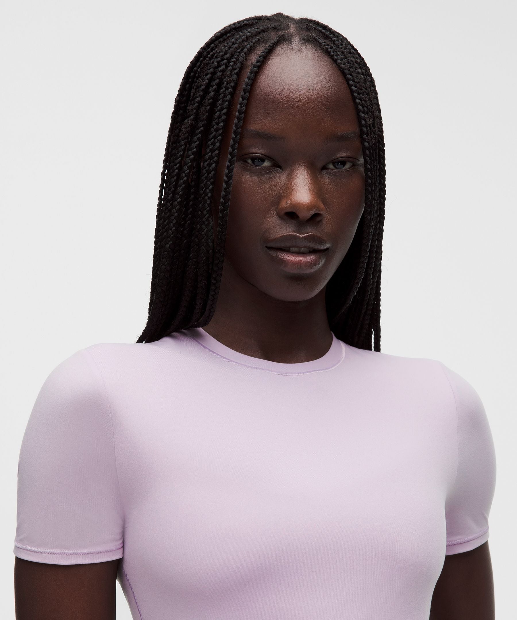 Lululemon Women's Wundermost Ultra-Soft Nulu Crewneck Cropped T-Shirt