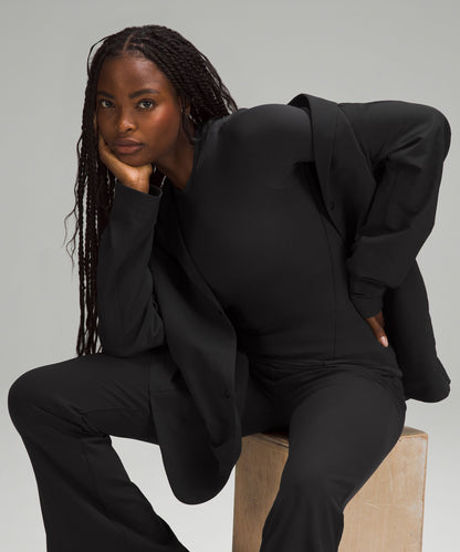 Lululemon Women's Wundermost Ultra-Soft Nulu Crewneck Long-Sleeve Shirt