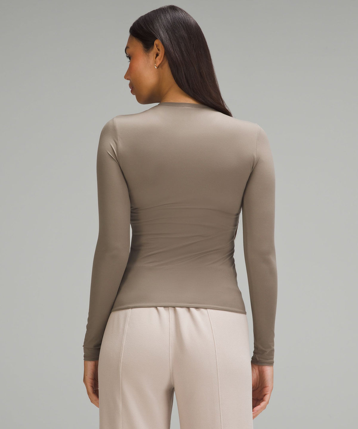 Lululemon Women's Wundermost Ultra-Soft Nulu Crewneck Long-Sleeve Shirt