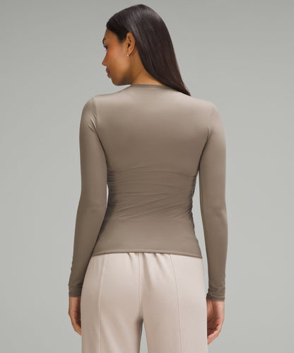 Lululemon Women's Wundermost Ultra-Soft Nulu Crewneck Long-Sleeve Shirt