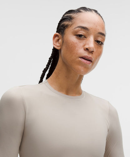 Lululemon Women's Wundermost Ultra-Soft Nulu Crewneck Long-Sleeve Shirt