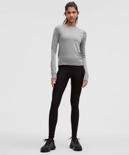 Lululemon Women's Swiftly Wool Long-Sleeve Shirt *Waist Length