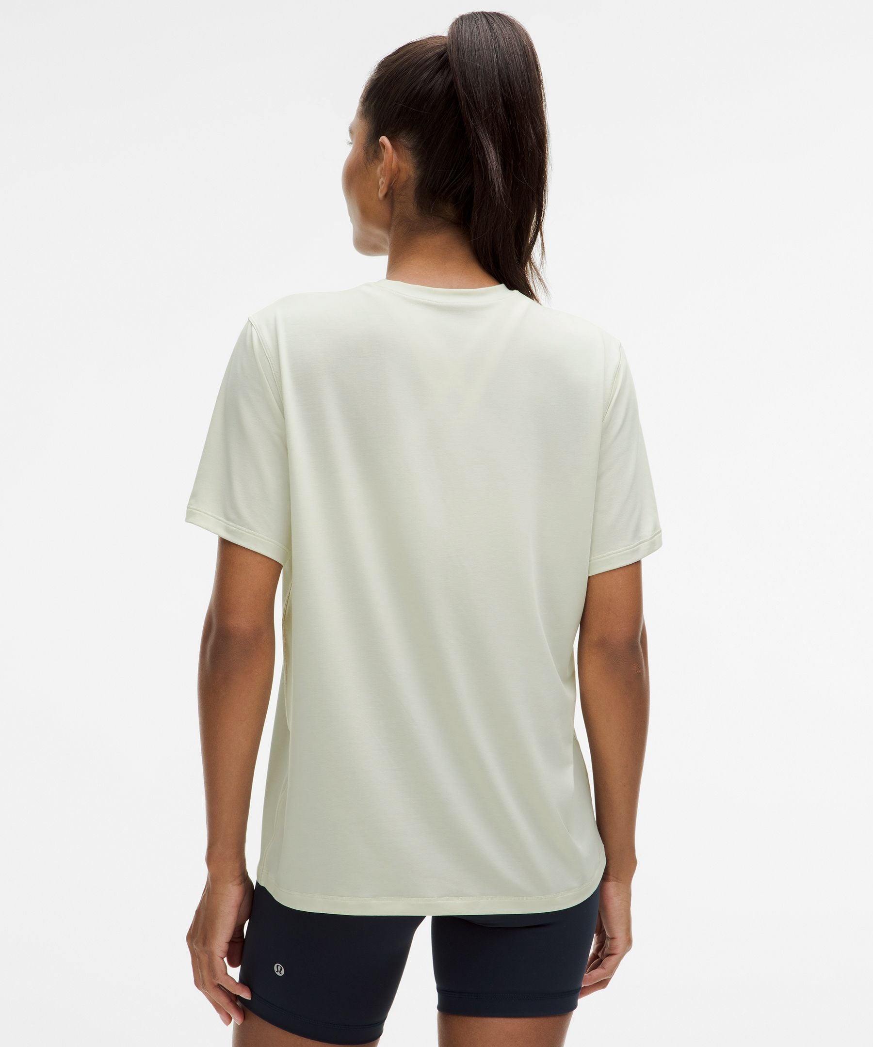 Lululemon Jersey Training Short-Sleeve Shirt Bone