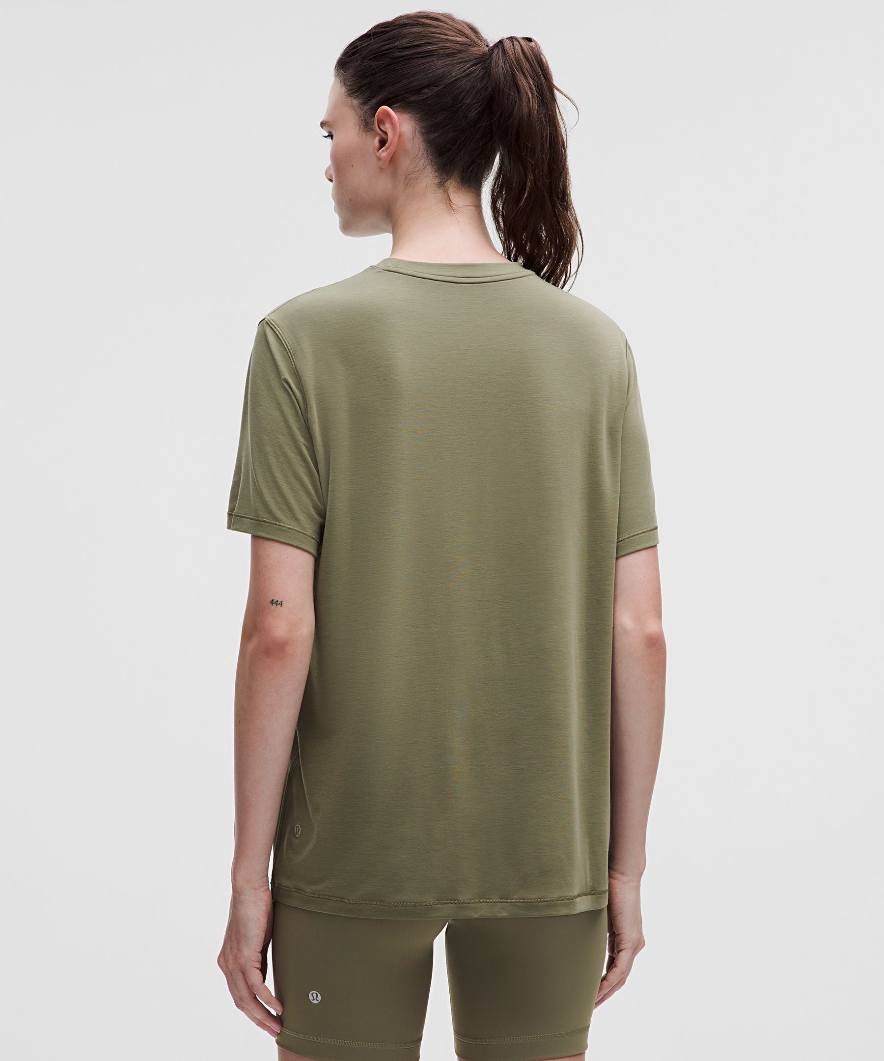 Lululemon Jersey Training Short-Sleeve Shirt Bay Leaf