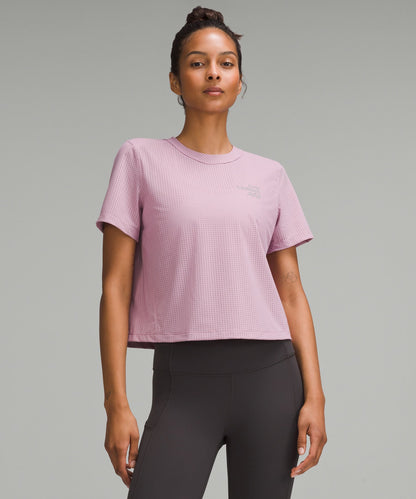 Lululemon Women's Breathable Running Short-Sleeve Shirt *Graphic