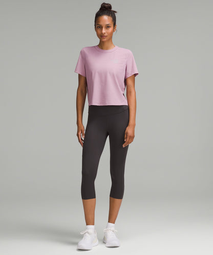 Lululemon Women's Breathable Running Short-Sleeve Shirt *Graphic