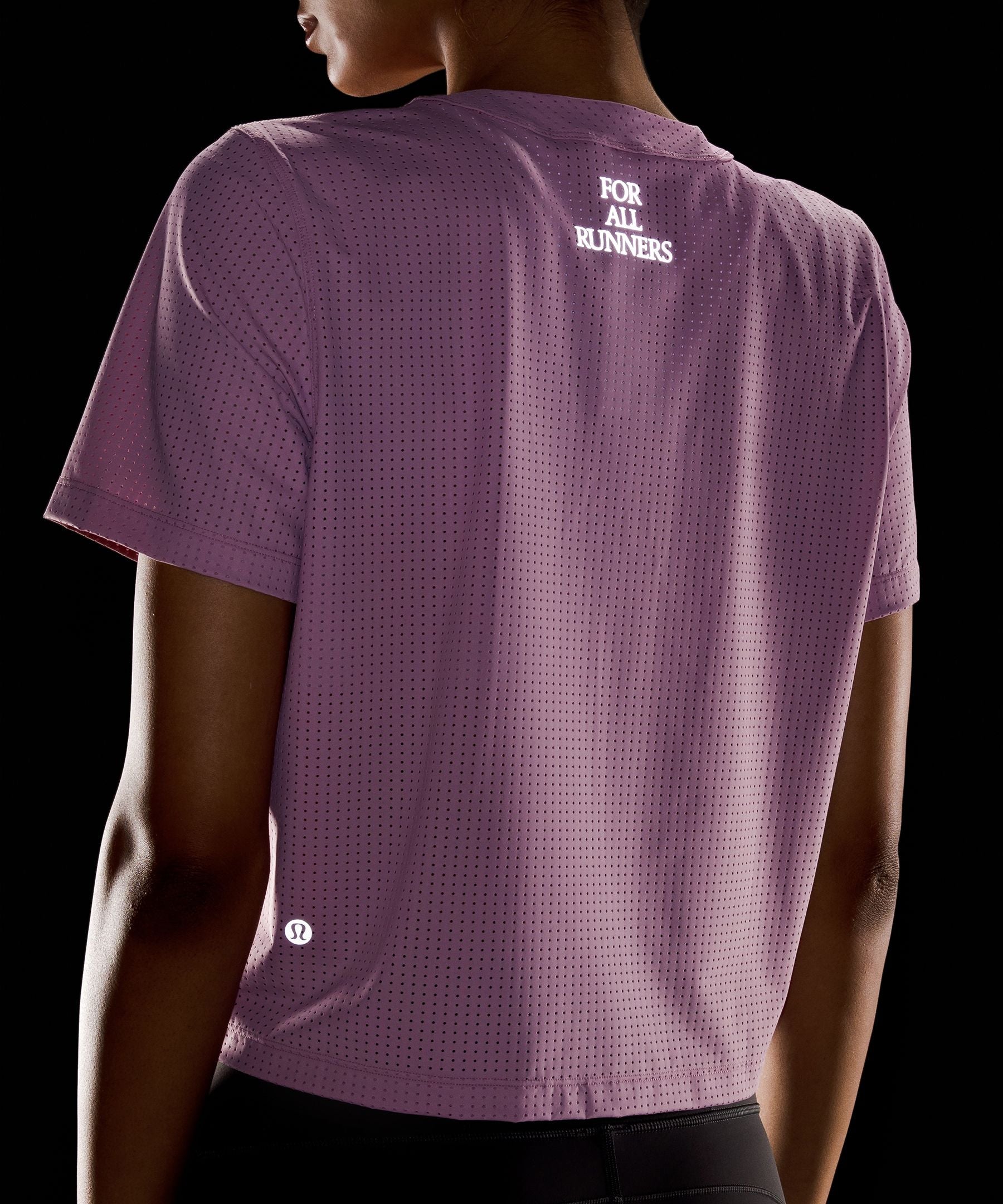 Lululemon Women's Breathable Running Short-Sleeve Shirt *Graphic